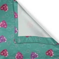 thumbnail image 5 of Ambesonne Valentines Grommet Curtain, Celebration Romance, 50" x 96", Red Fuchsia Teal, 5 of 6
