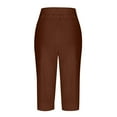 thumbnail image 5 of SIYUDAN Womens Trousers Women Pants Casual Brown Adult Pants Women Loose Pants Wide Leg Cargo Pants For Women Women Fall Pants, 5 of 5