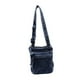 thumbnail image 4 of Bolso de mano de mezclilla con cremallera de diseño retro para teléfono, ideal para acampar, citas y fiestas., 4 of 9