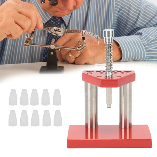 Watch Hand Presser, 3 Press Heads Watch Hand Presser Setting Fitting Set Professional Watch Wristwatch Repair Tool