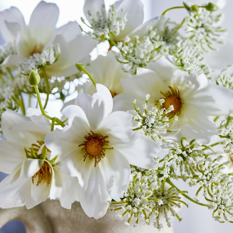 Better Homes & Gardens White Artificial Wildflower Arrangement photo 4