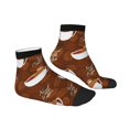 thumbnail image 3 of Bingfone Sloths Need More Coffee Design Patterned Men'S Women'S Casual Cotton Socks, 3 of 9