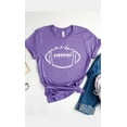 thumbnail image 3 of Cursive Football Game Day Graphic Tee T-Shirt, 3 of 10