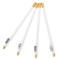 thumbnail image 2 of Shisuyan 4pcs White Barber Pencil Set With Built In Sharpener For Men Women For Hair Detailing Beard Shaping And Eyebrow Makeup Tools, 2 of 9