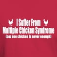 thumbnail image 3 of CafePress - Multiple Chicken Syndrome Dark T Shirt - Men's Classic Graphic Cotton T-Shirt, 3 of 4