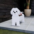 thumbnail image 2 of Jierger 1 Pce Mignon Pot de Fleurs en Forme d'Animal pour Chien, Pot de Fleurs Décoratif Robuste et Conteneur de Rangement, Résistant aux Intempéries pour Jardin Patio Porche Maison Intérieur Extérieur, 2 of 4