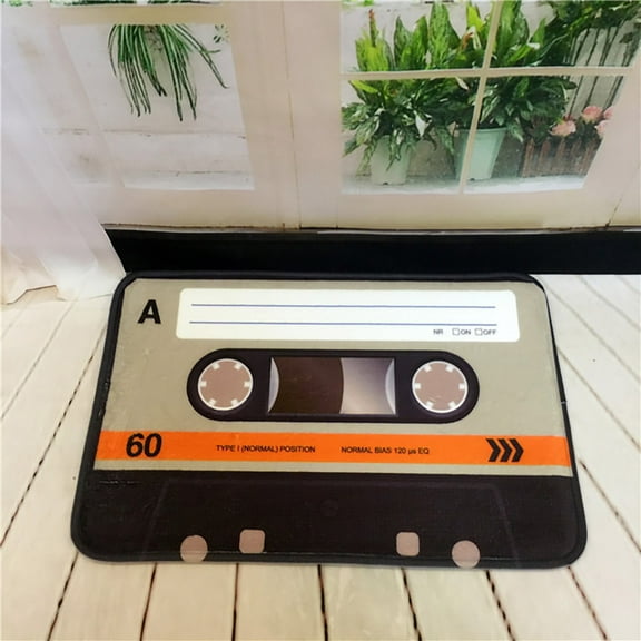 Retro Box Tape Indoor Door Mats Non Slip Doormat Carpet Carpet Decoration Polyester Carpet,A,Polyester Polyester