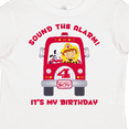 thumbnail image 4 of Inktastic Fire Truck 4th Birthday Boy Boys Toddler T-Shirt, 4 of 5