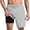 Black A, variant on Umfun Men's Vertical Stripe Board Shorts Elastic Waist Premium Compression Inner Swim Trunks for Swimming Training and Water Sports