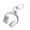 White, variant on Modern Resin Keychain with Headphone Detail, Multipurpose Bag Decoration for Backpacks Phones