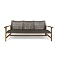thumbnail image 2 of Miekor Furniture HAMPTON WOOD & WICKER 3 SEATER W5UMCA, 2 of 9