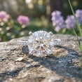 thumbnail image 6 of Rosec Jewels IGI Certified Lab Grown Diamond 4 Carat Engagement Ring - E-VS1 Quality - Big Diamond Ring for Women, 18K White Gold, US 4.50, 6 of 8