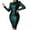 Green, variant on Wrap Dress for Women Long Sleeve Sequin Glitter Wedding Guest Dresses Mock Neck Bodycon Cocktail Party Formal Prom Gowns Multicolor XXL