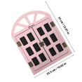thumbnail image 2 of DEEPCRAFF Message Board Fake Window Chalkboard Hanging Design Wooden Pink 1Pack, 2 of 8
