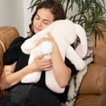 thumbnail image 6 of Hugimals Iggy the Bunny 4.5lbs Weighted Self Care Stuffed Animal Stress Anxiety Relief Plush for Adults, Kids, 6 of 11