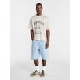 thumbnail image 2 of No Boundaries Graphic Boxy Fit Mesh Jersey Style Shirt, Men's XS-5XL, 2 of 5