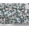 thumbnail image 2 of Soimoi Rayon Fabric Two Tone With Grey Camouflage Printed Craft Fabric by the Yard 42 Inch Wide, 2 of 3