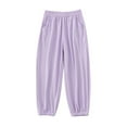 thumbnail image 1 of Girls Summer Sun Casual Thin Quick Drying Sports Pants Clothes, 1 of 5