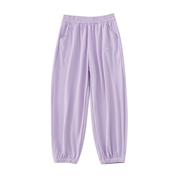 CAIVO Children Summer Sun Casual Thin Quick Drying Sports Pants Sweatpants Lovely Toddler Daily Wear Trousers