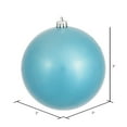 thumbnail image 3 of Vickerman 3" Turquoise Candy Ball Ornament, 12 per Bag, 3 of 4