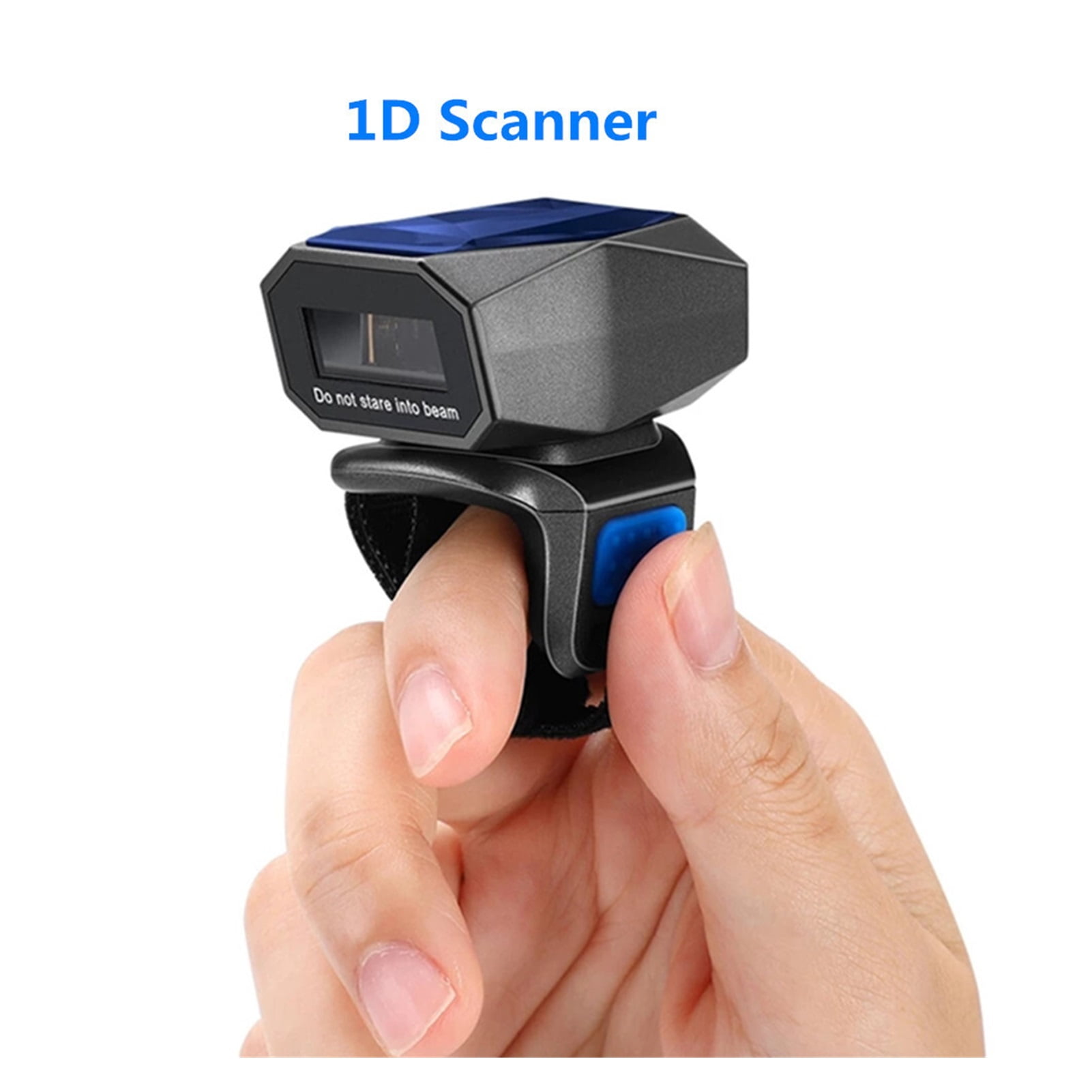 Wearable 1D Bluetooth Barcode Scanner Ring 2D QR Barcode Reader 2.4G Dongle Wireless EAN13 Barcodes USB Wired Read ,Easy to Operate