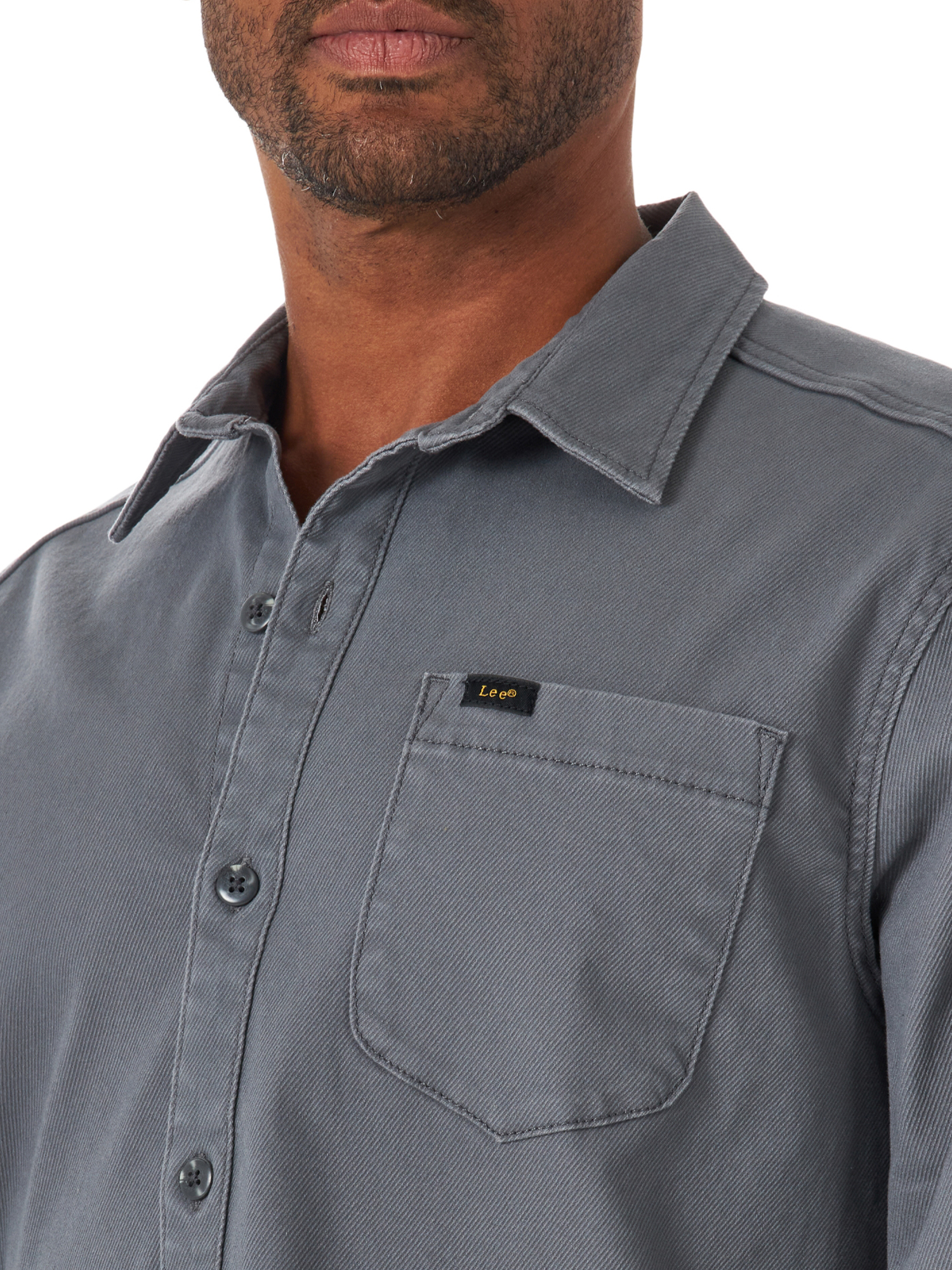 Lee Men's Long Sleeve All-Purpose Shirt - Calvary Twill