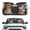Beach Themed Anthropomorphic Dogs Print, variant on Uourmeti Winter Themed Tiger Cartoon Car Windshield Sun Shade - Foldable UV & Heat Blocker | Funny Automotive Interior Accessory for Cars, SUVs, Trucks