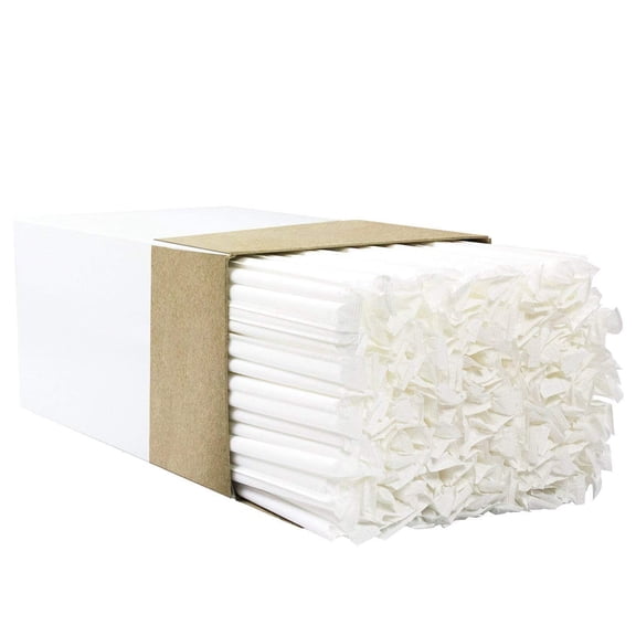 Griddle Kings BPA-Free Big, Premium Straws 300 Pack. Paper-Wrapped, Clear, Thick, & Jumbo Sized (Big at 10.25 in Tall, .3 in Wide). Restaurant-Grade & USA-Made.