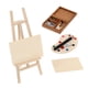 thumbnail image 5 of Set de pintura al óleo con caballete de madera en miniatura de 4 piezas, caja de acuarela decorativa, 5 of 7