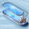thumbnail image 4 of Yous Auto Portable Ultrasonic Jewelry Cleaner 300ML Professional Ultrasonic Cleaner Machine for Glasses Jewelry Rings Necklaces Coin Watches Dentures (White Gray), 4 of 10