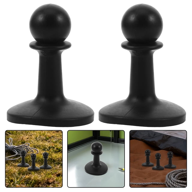 BESTYASH 12Ud Varillas De Extensión Para Tienda De Camping Con Puntas Protectores Y Portátil Negro
