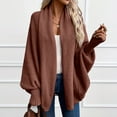 thumbnail image 2 of Womens Oversized Cardigan Sweaters Open Front Knit Casual Long Sleeve Fall Sweater Coats, 2 of 5