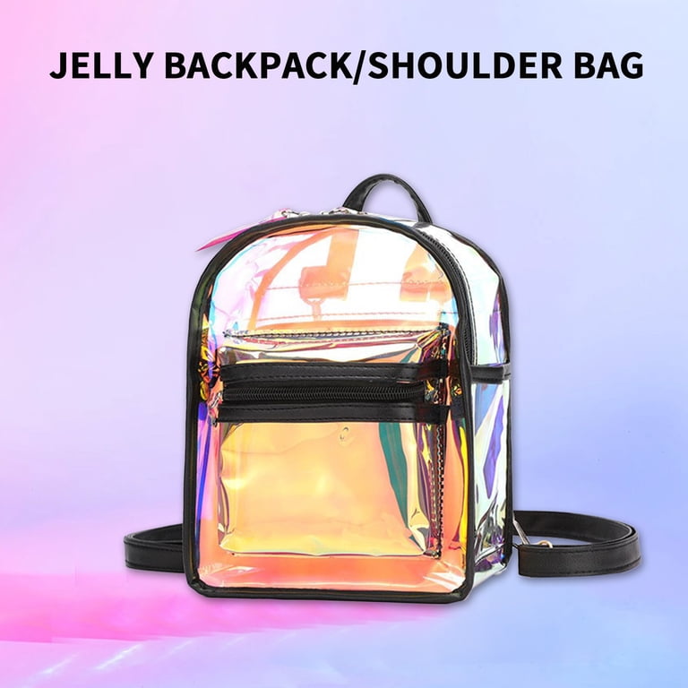 Clear Travel Tote Backpack Stadium Approved Crossbody Messenger Shoulder Handbag Amazon.com | COVAX Clear Bag Stadium Approved, Clear  main image 3