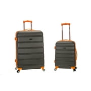 20 Inch , 28 Inch 2PC EXPANDABLE ABS SPINNER SET - CHARCOAL