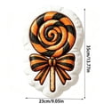 thumbnail image 3 of Halloween Lollipop Shaped Decorative Pillow 14 Inch Cute Throw Pillow for Couch Soft Sleeping Pillow for Fall Room Halloween Student Shower Decor, 1 Pack, 3 of 8