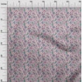 thumbnail image 3 of oneOone Rayon Light Pink Fabric Jacobean Floral Fabric For Sewing Printed Craft Fabric By The Yard 56 Inch Wide, 3 of 5