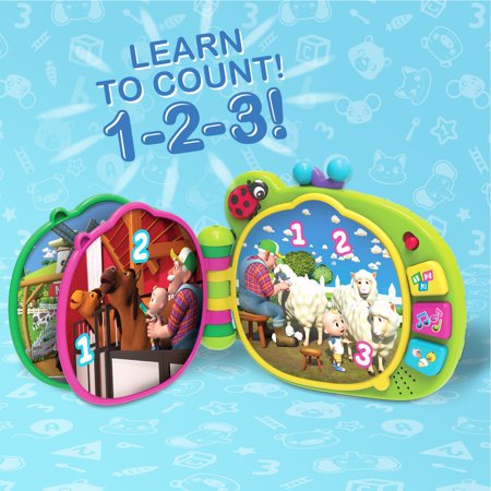 【COCOMELON ココメロン】 ラーニングブック 幼児用インタラクティブ玩具 3つの学習モード、50の学習フレーズ絵本/サウンド/おもちゃ/クリスマス/誕生日/プレゼ
