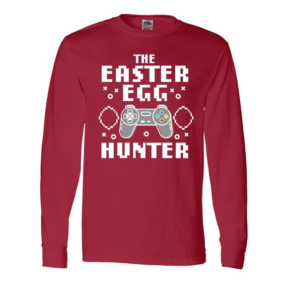 Inktastic Happy Easter The Easter Egg Hunter Gamer Long Sleeve T-Shirt