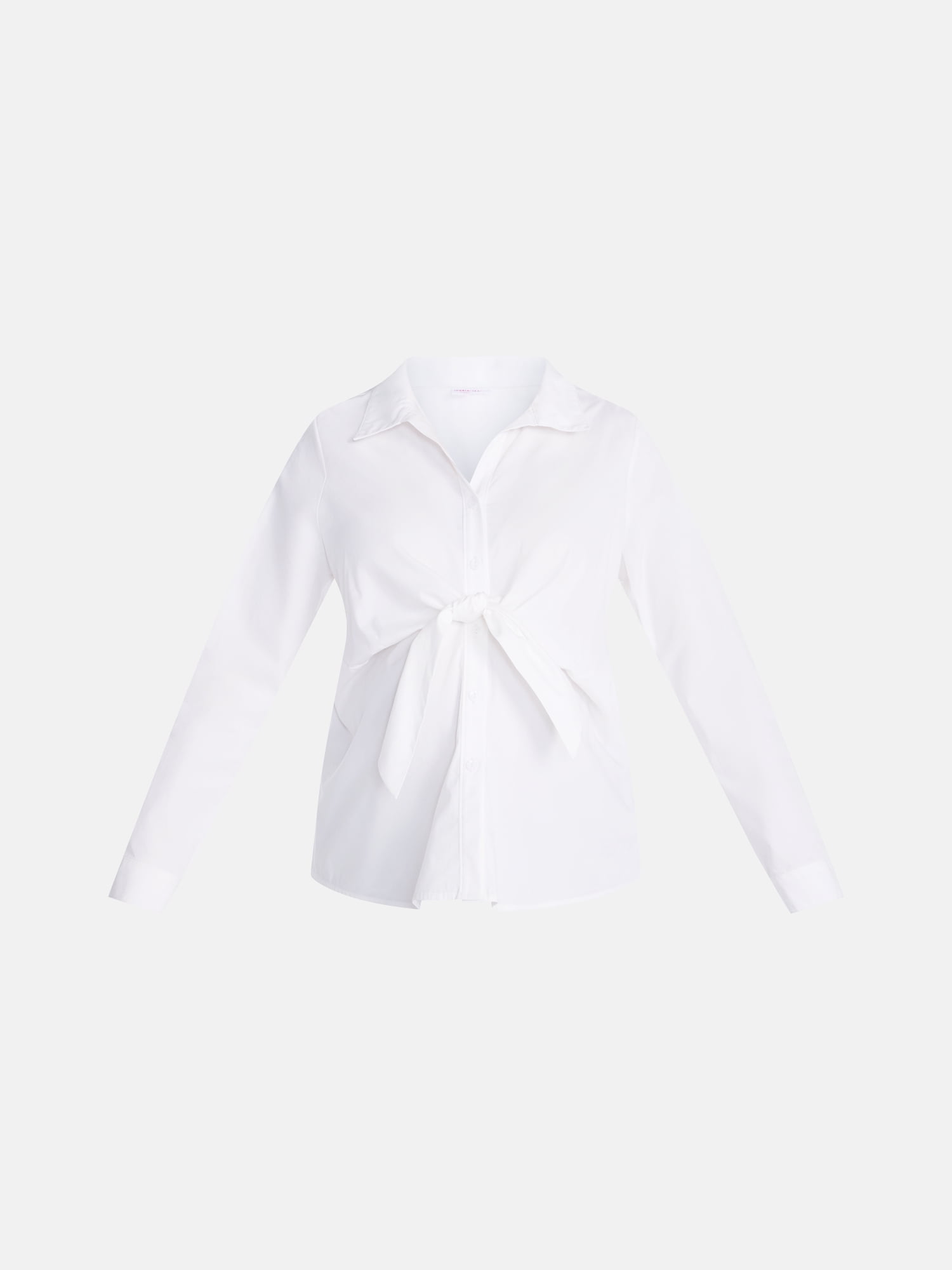 Ingrid & Isabel For Every Belly Women’s Maternity Tie Front Cotton Shirt, Sizes S-XXL