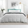 thumbnail image 1 of All Season Light Grey 75% Down Comforter, 1 of 5