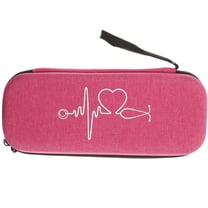 ELAYARD Portable Rosy Stethoscope Case EVA Storage Bag with Built-in Pouch for 3M , Compact and