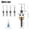 A, variant on Adjustable Countersink Drill Bit, Precision Woodworking Counter Sink Bit with Depth Stop