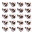 thumbnail image 1 of MroMax 100 Pcs M2.5 x 5mm Vis de Machine à Tête Poêle Phillips, Acier Inoxydable 304 18-8, Entièrement Fileté, Vis à Tête Croisée Métrique Argentée pour Ordinateurs, Appareil Photo et Autres Petits Appareils Électroniques, 1 of 4