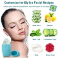 thumbnail image 5 of Ice Roller for Face, Ice Globes Cube for Facials Massager, Silicone Ice Mold Reusable Skin Care for Face & Eye Puffiness Relief Brightening Skin, Cyan, 5 of 8