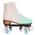 thumbnail image 3 of Unisex Roller Skates Double Row Four Wheels, High-top Roller Skates, Gradient Color Roller Skates with Flash Wheelss, For Beginners Womens Mens Boys and Girls, For Indoor Outdoor, Gradient Pink, 3 of 10