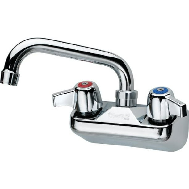 Krowne Silver Series 4" Center Wall Mount Faucet, 6" Spout, 10406L