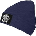 thumbnail image 2 of My Favorite Call Me Papa Beanie Knit Women Men Winter Warm Cap, 2 of 7