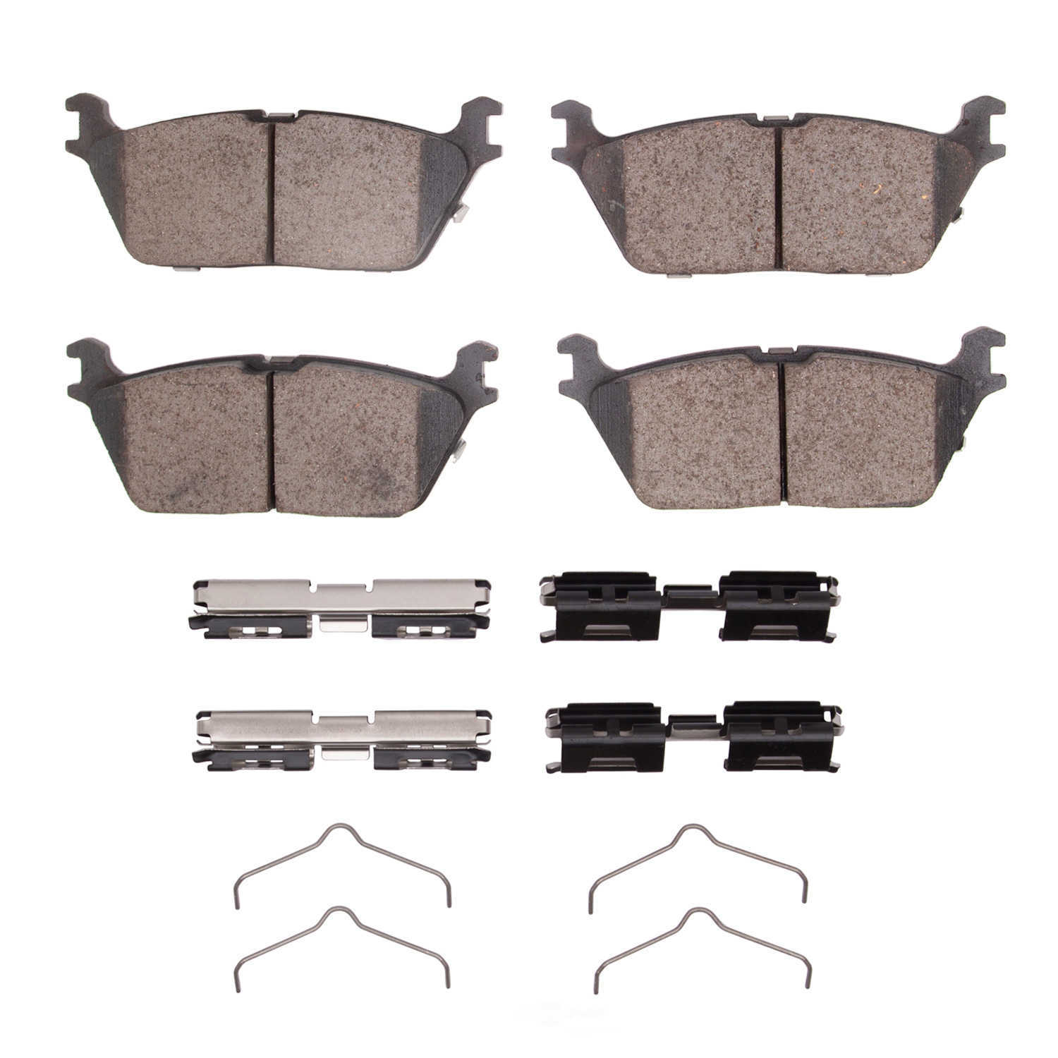Dynamic Friction Company 1400-2169-01 DFC Ultimate Duty Performance Brake Pads and Hardware Kit