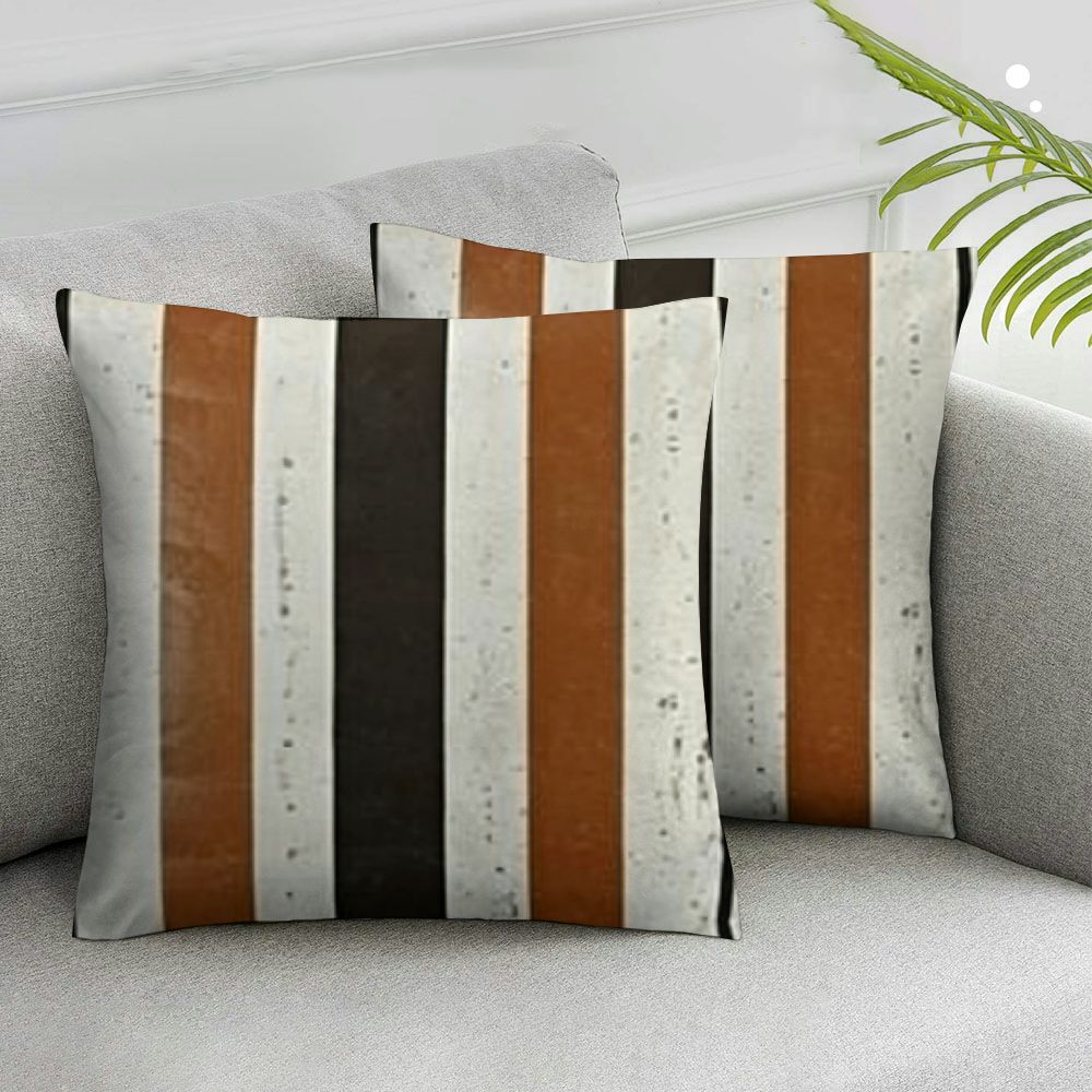 Throw Pillow Covers Paneled Faux Leather Accent Throw Pillow Cover Cm 