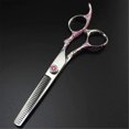 thumbnail image 3 of Barber Scissors Professional Pink Plum Handle Hair Scissors Cutting Salon Barber Thinning Shears Hairdressing Scissors Home Use - Stainless Steel,6 In, 3 of 3